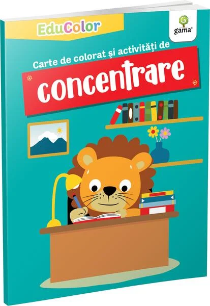 Carte de colorat și activități de concentrare. EduColor - Paperback brosat - *** - Gama