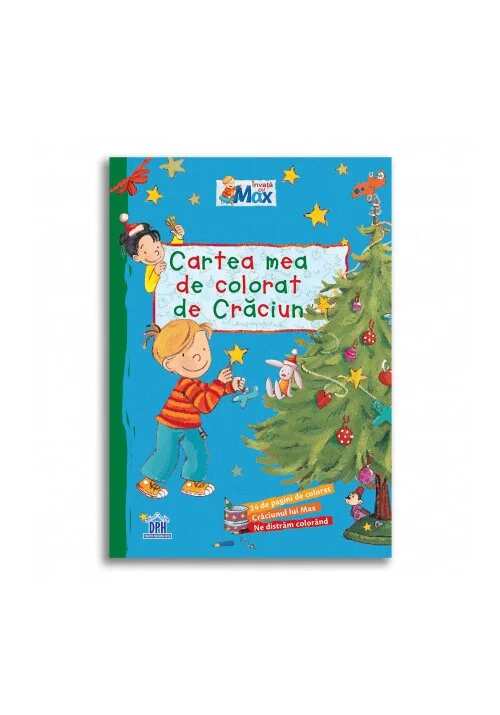 Cartea mea de colorat de Craciun - Invata cu Max