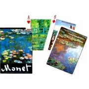 Carti de joc de colectie Piatnik, cu tema Monet