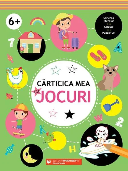 Cărticica mea cu jocuri (6 ani+) - Paperback brosat - Ballon Media - Paralela 45 educațional
