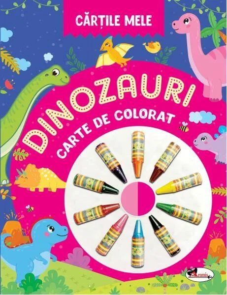 Cărțile mele de colorat. Dinozauri - Paperback - Dreamland Publications - Aramis