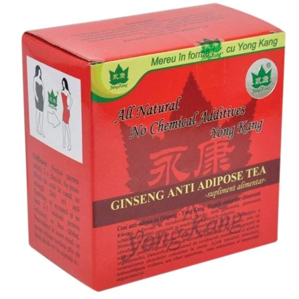 Ceai antiadipos cu Ginseng, 30 plicuri, Yong Kang
