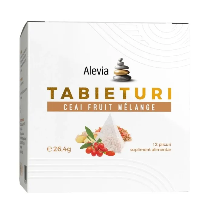 Ceai Fruit Melange Tabieturi, 12 plicuri, Alevia