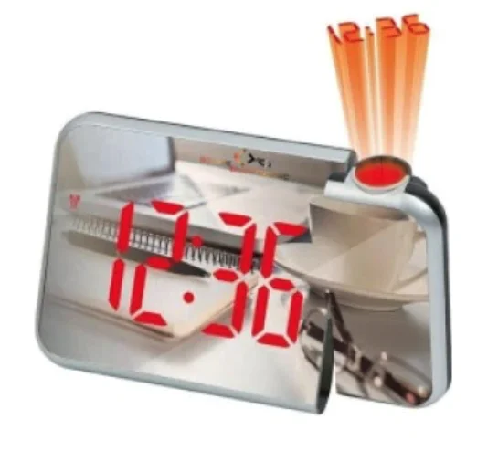 Ceas Digital Led Mirror Clock si Proiector DS-8590L Stil Oglinda