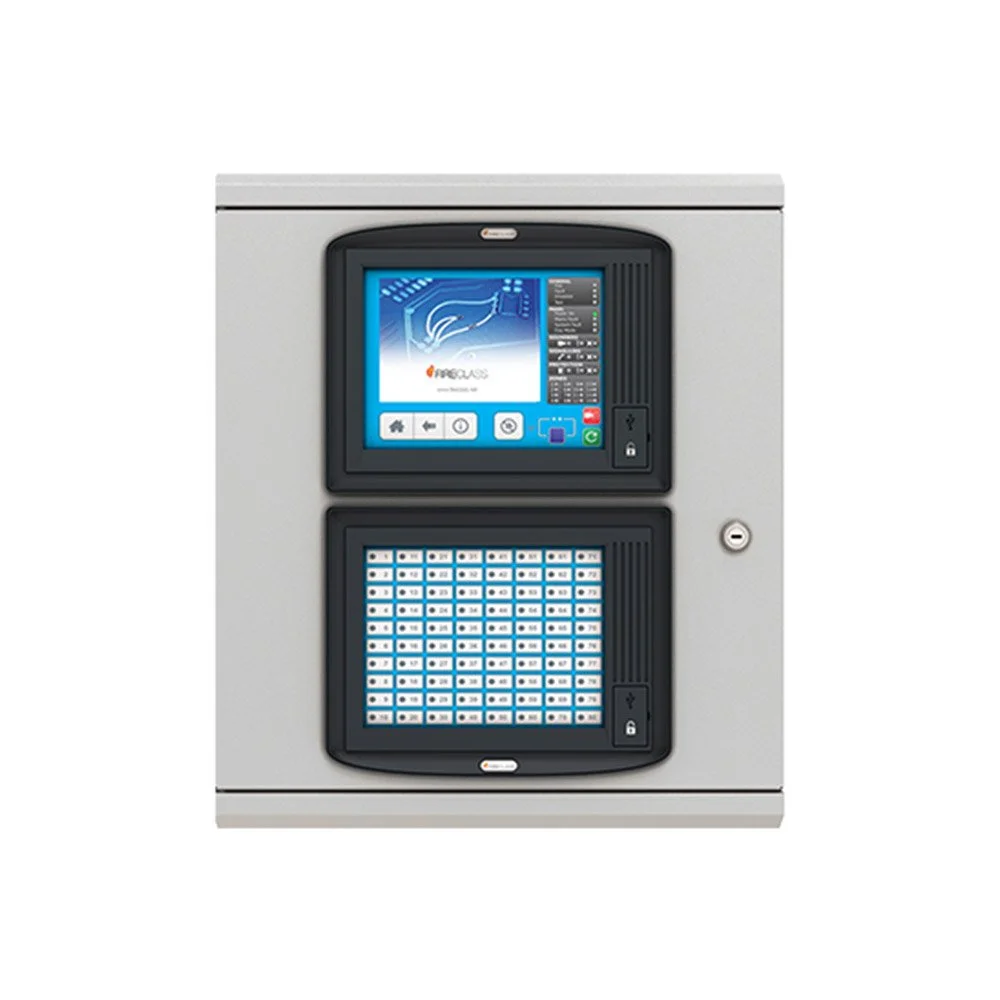 Centrala adresabila modulara cu 2 bucle FireClass FC708D, 240 zone, 8.4 inch, 10000 evenimente