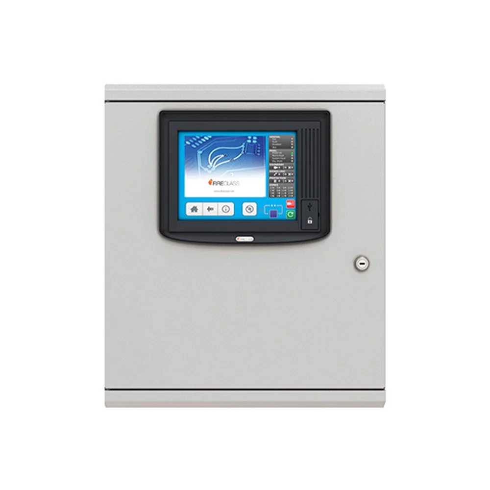 Centrala adresabila modulara cu 2 bucle FireClass FC718D, 240 zone, 10000 evenimente, 8.4 inch