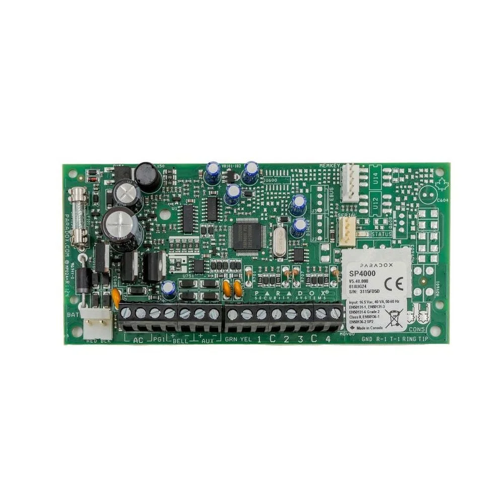 Centrala alarma antiefractie Paradox Spectra SP4000, 4 zone, 2 partitii, 256 evenimente