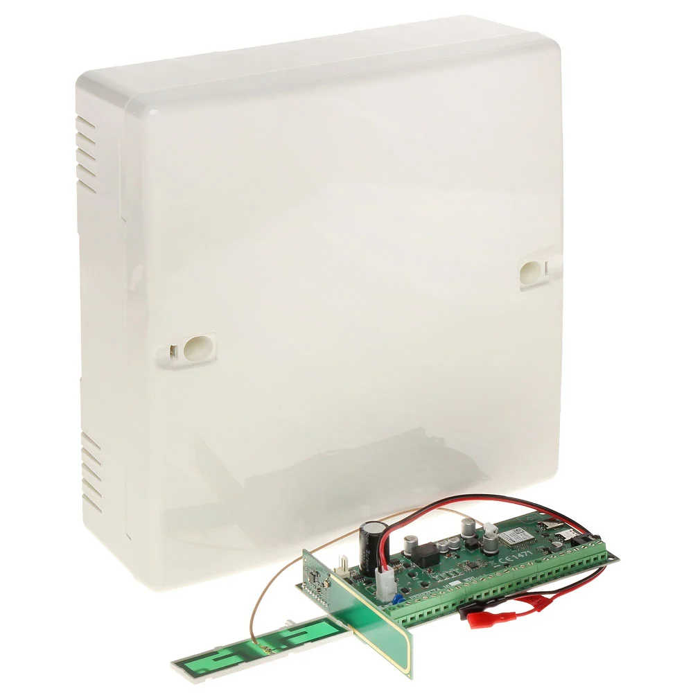 Centrala alarma antiefractie wireless Satel PERFECTA 16-WRL, 2 partitii, 8-16 zone, 4-12 iesiri, 15 utilizatori