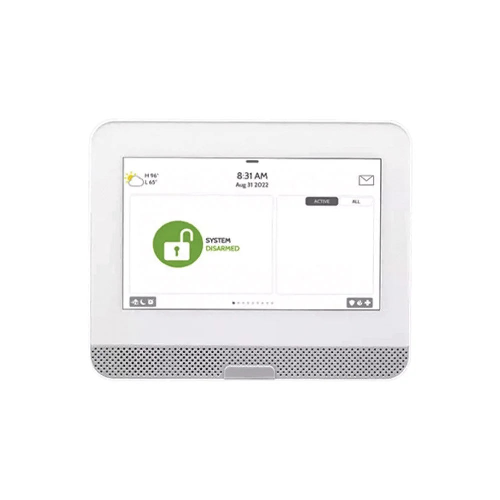 Centrala alarma wireless Qolsys IQ HUB, 4 partitii, 128 zone, 7inch, 868MHz, WiFi, 4G/LTE, Bluetooth, microfon si difuzor, sirena, acumulator 3000 mAh, Z-Wave