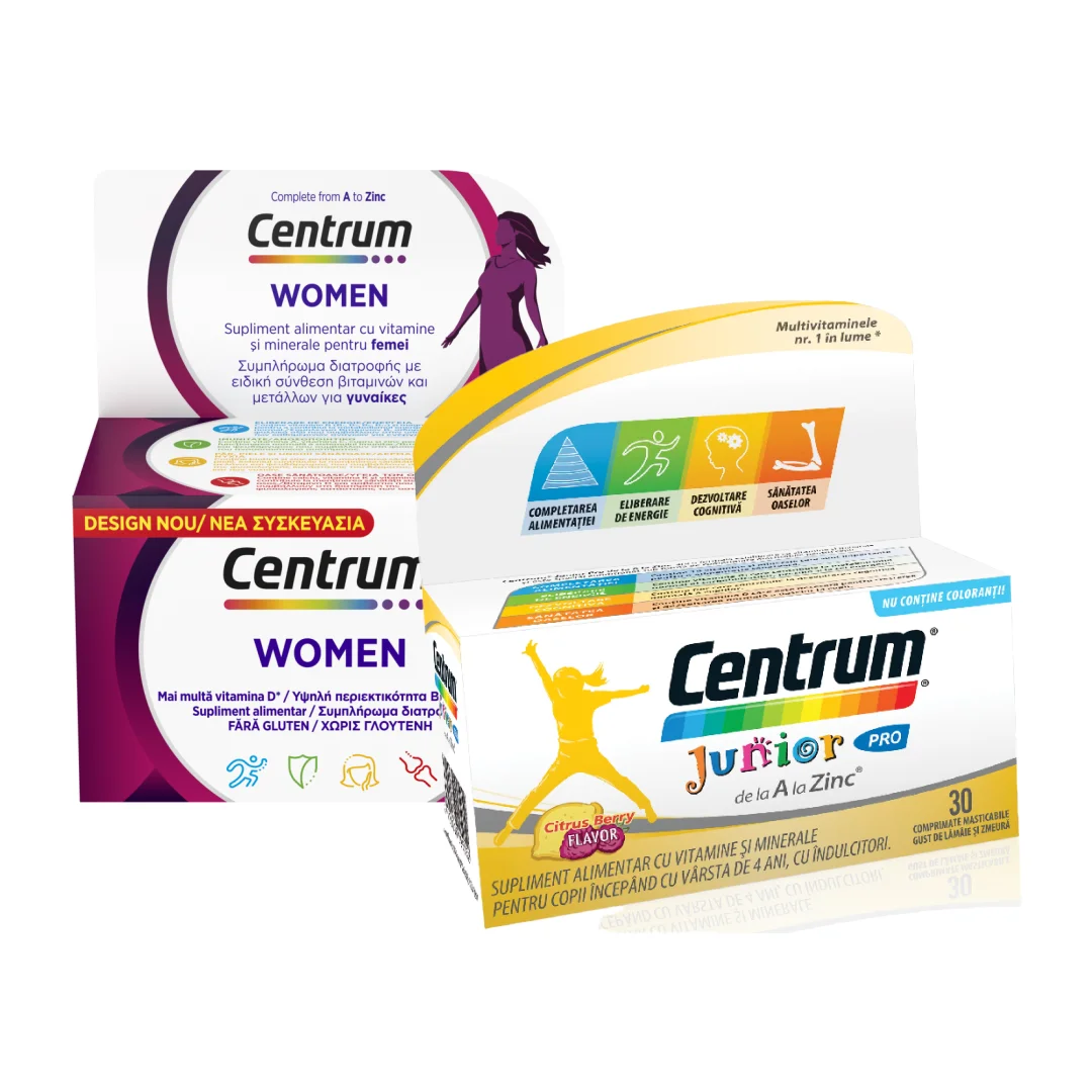 Centrum Junior A-Z Pro, 30 comprimate, Gsk
