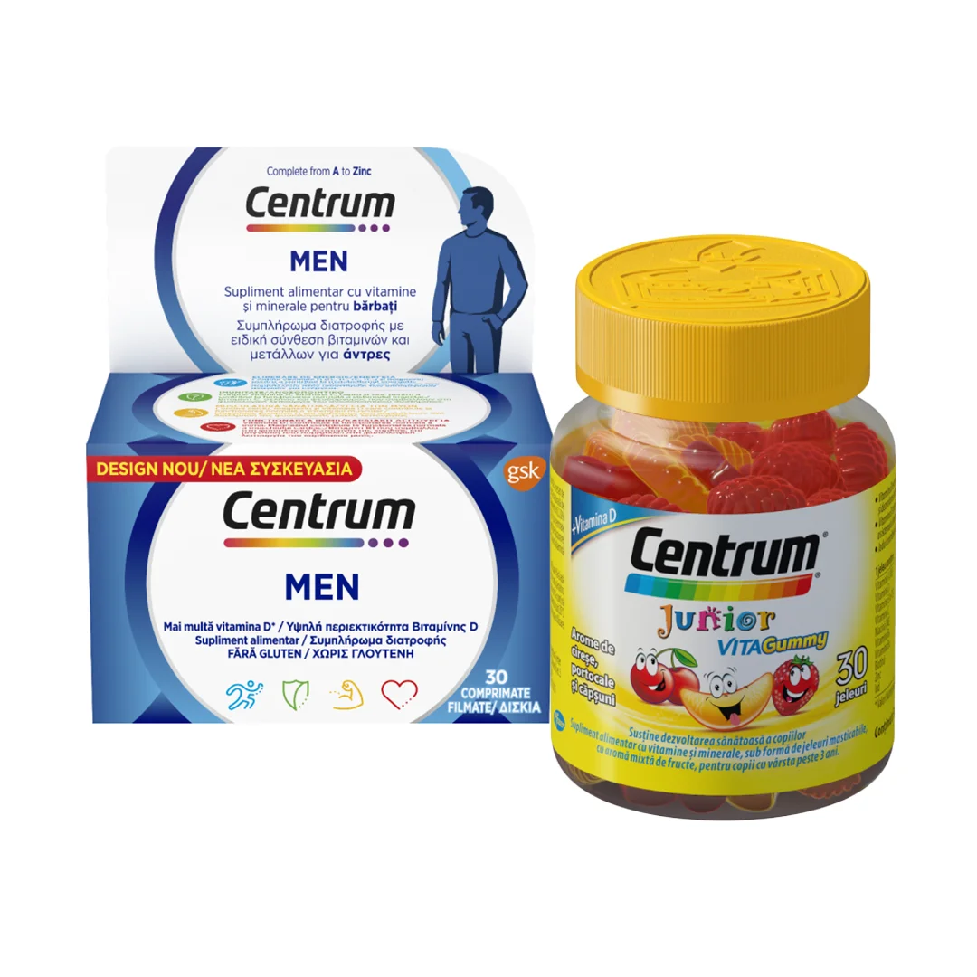 Centrum pentru barbati complet de la A la Z, 30 comprimate, Gsk