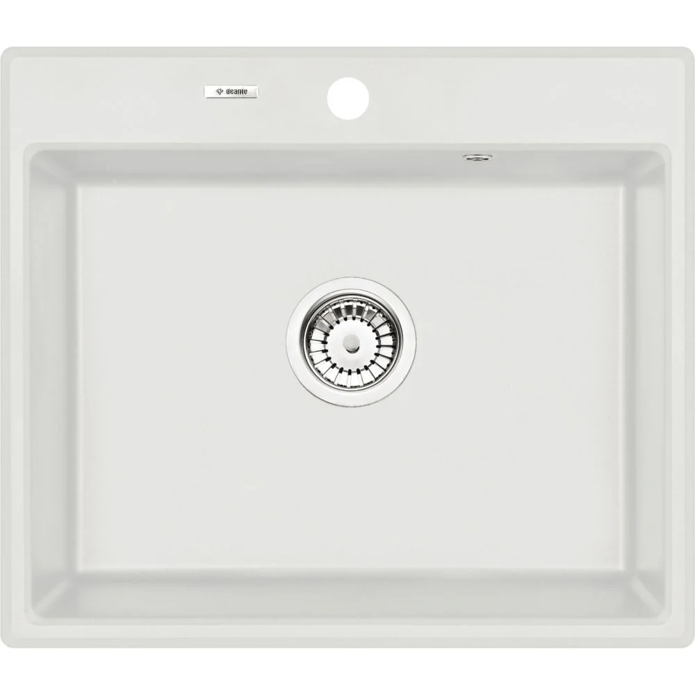 Chiuveta bucatarie compozit alb mat Deante Andante