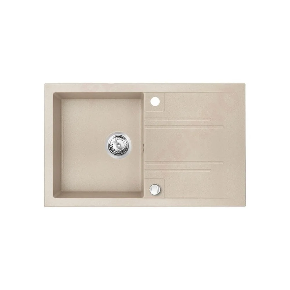 Chiuveta bucatarie compozit bej cu picurator Ferro, Mezzo