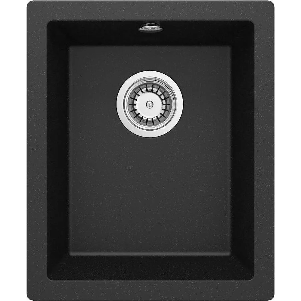Chiuveta bucatarie compozit sub blat grafit metalic 38 cm Deante Corda