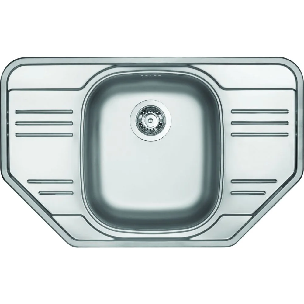 Chiuveta bucatarie inox cu picurator crom satin Deante Xylo 613