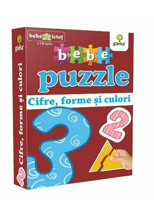 Cifre, forme si culori. Puzzle