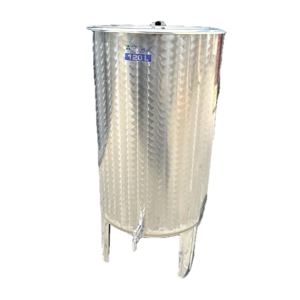 Cisterna inox 120 L, Zottel, cu picioare sudate