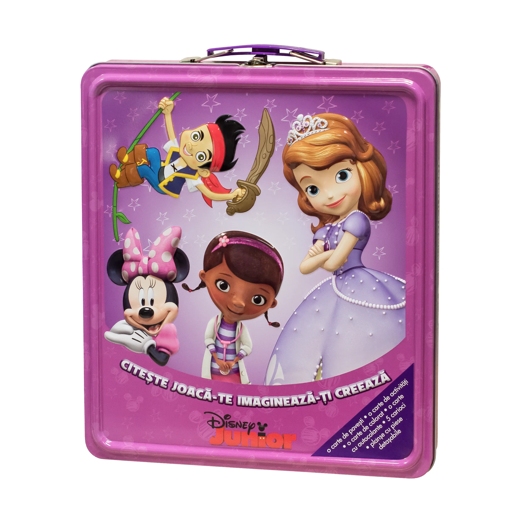 Citește. Joacă-te. Imaginează-ți. Creează. Disney Junior. Cutie cadou