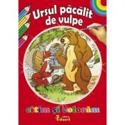 Citim si coloram URSUL PACALIT DE VULPE