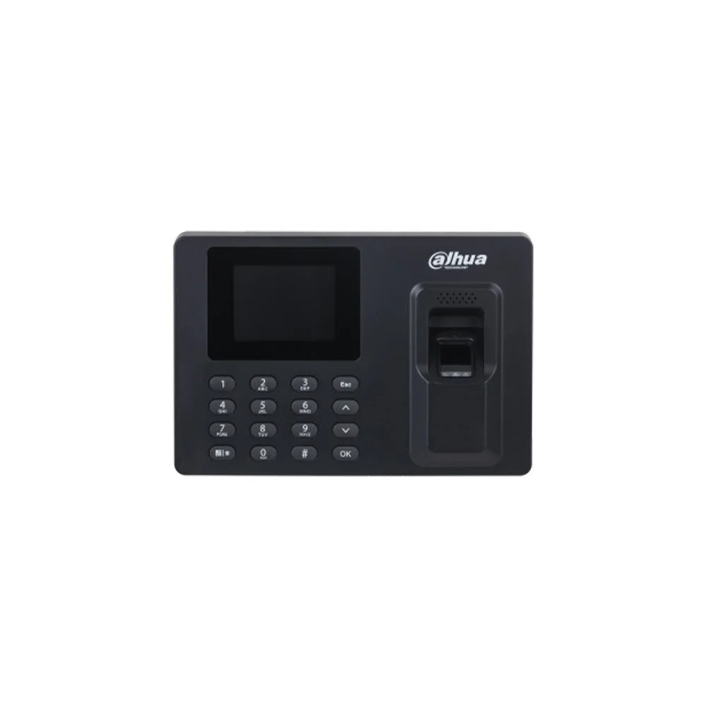 Cititor biometric de interior standalone pentru prezenta Dahua ASA1222EL-S, amprenta, cod, ecran 2.4 inch, USB, 1000 utilizatori