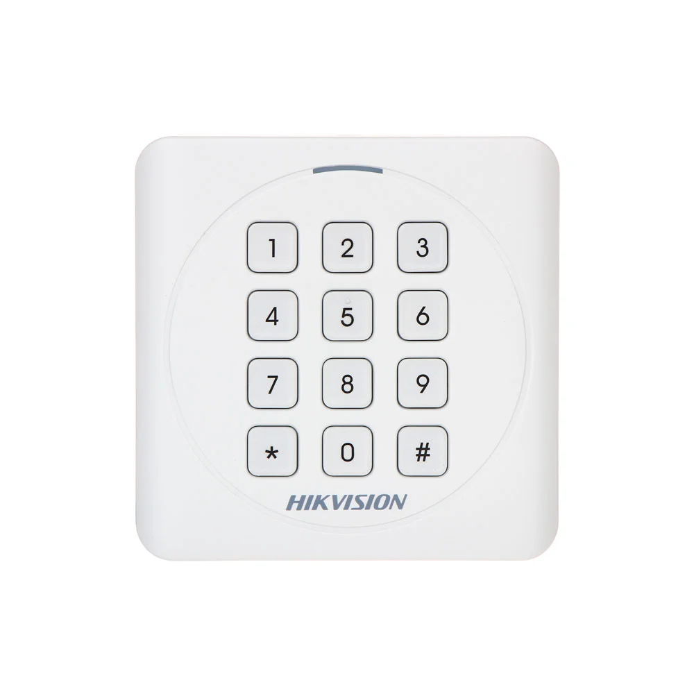 Cititor de proximitate cu tastatura RFID Hikvision DS-K1801EK, EM, 125 KHz, interior/exterior