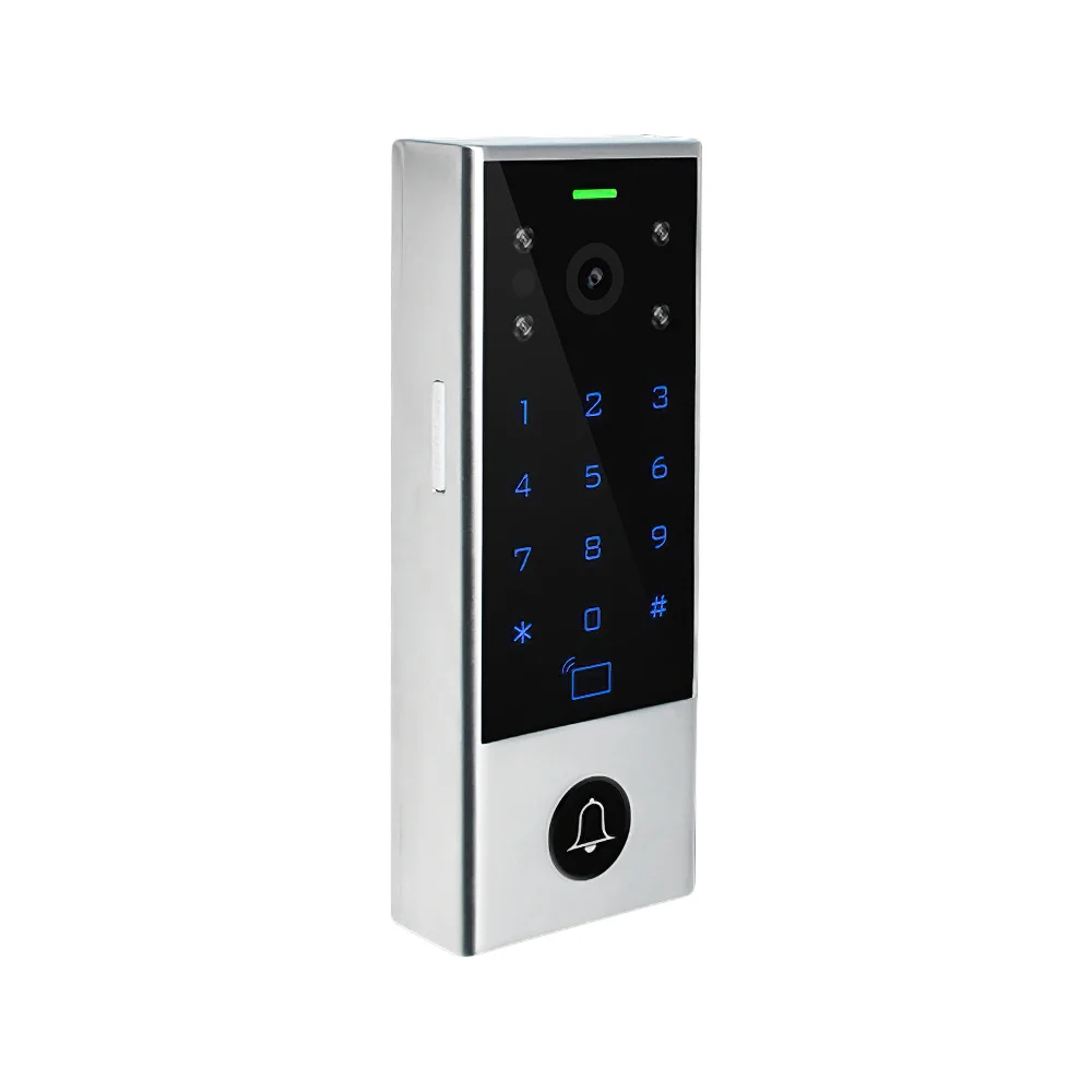 Cititor de proximitate cu tastatura si interfon Secukey Vcontrol 3, 2 MP, IR, WiFi, Pin/Card, Wiegand