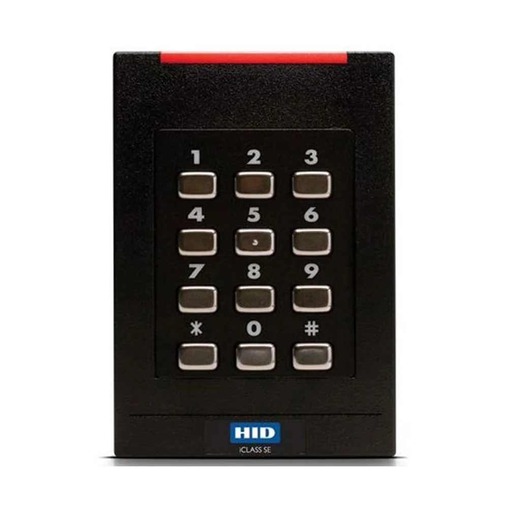 Cititor de proximitate HID 921P, Wiegand, 125 kHz, 13.56 MHz, card/cod PIN, interior/exterior