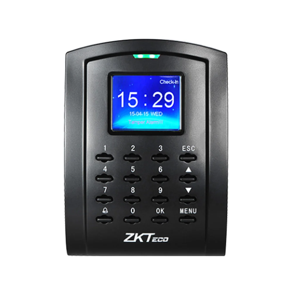 Cititor de proximitate standalone TCP/IP ZKTeco ACO-SC105-1, ecran color 2 inch, EM, 125 KHz, cod PIN, 30.000 carduri, 80.000 evenimente