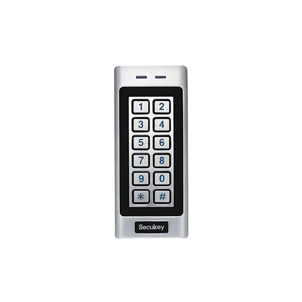 Cititor proximitate cu tastatura Secukey SK4-W, card, PIN, EM, 125 KHz, 1000 utilizatori