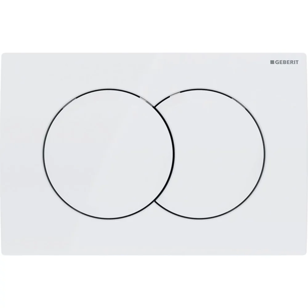 Clapeta actionare dubla rezervor wc alb Geberit Delta 01