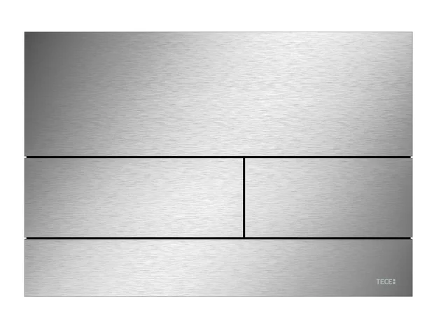 Clapeta actionare rezervor incastrat, otel periat, dual-flush, TECE Square