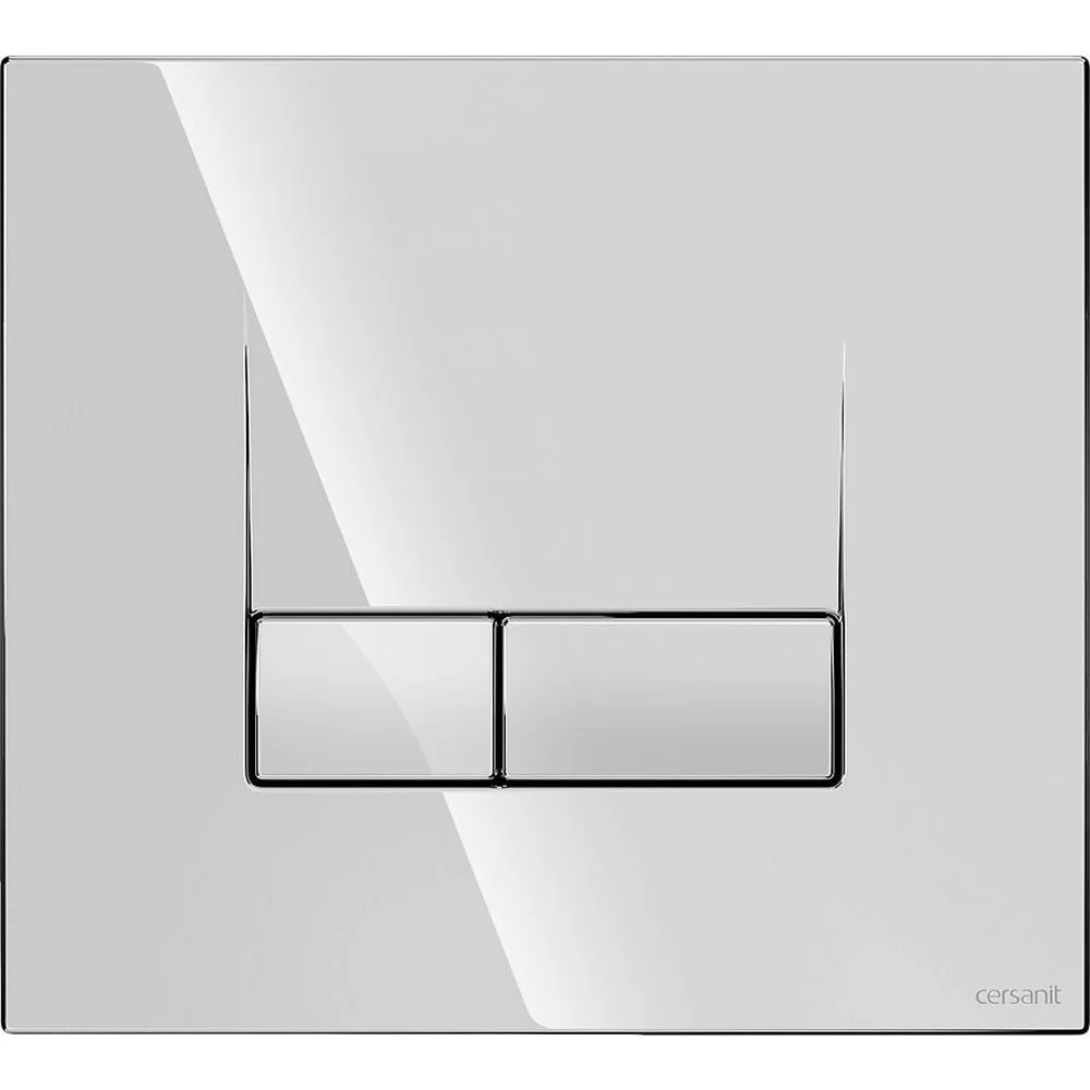 Clapeta actionare rezervor wc crom lucios Cersanit Base Smart