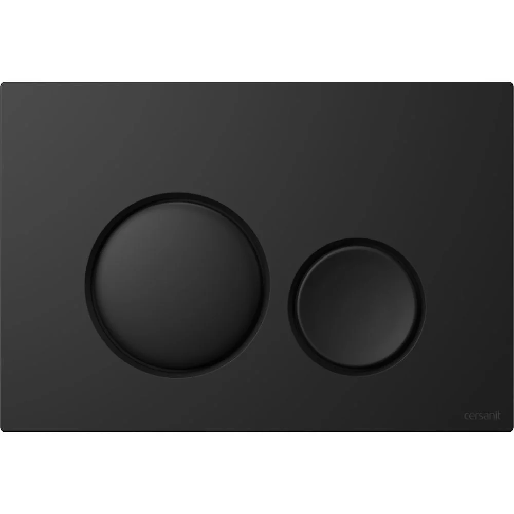 Clapeta actionare rezervor wc negru mat Cersanit Luna