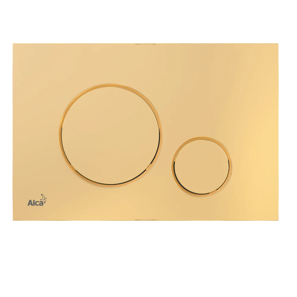 Clapeta actionare wc auriu lucios Alcaplast 675