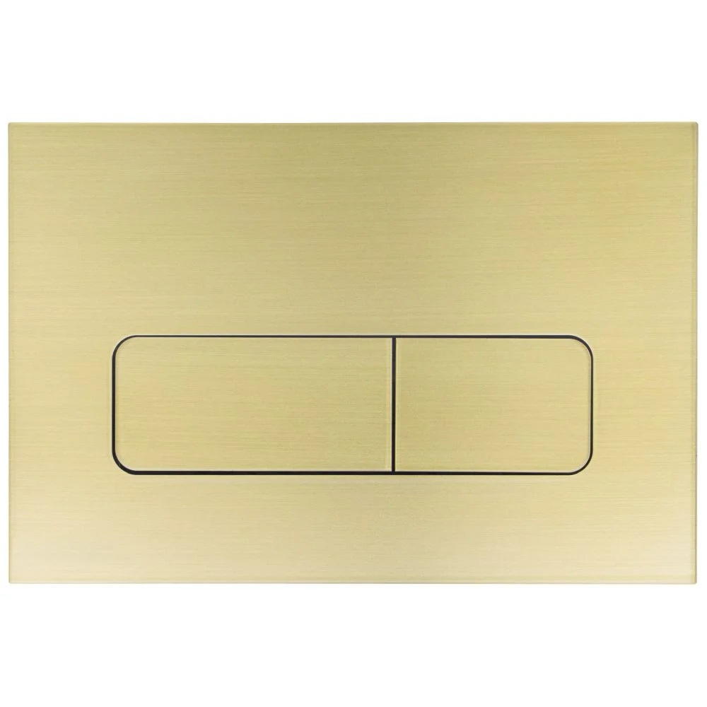 Clapeta actionare wc slim auriu periat Deante