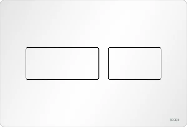 Clapeta de actionare dual-flush, alb mat, TECEsolid