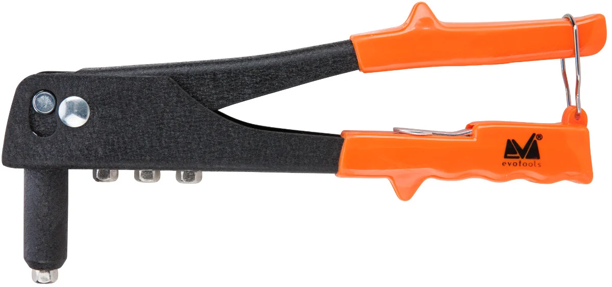 Cleste pentru nituri pop 240mm, cu duze interschimbabile, EvoTools 603018