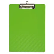 Clipboard simplu A4, plastifiat PP, MAUL Flexx - verde deschis