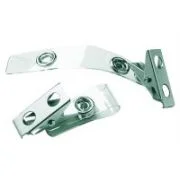 Clips metalic pentru ecuson, 25 bucati/cutie