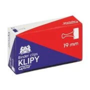 Clipsuri metalice Grand 110-1092, 19mm, negre, cutie 12 buc