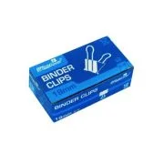 Clipsuri metalice Office Cover RM19, 19mm, negre, cutie 12 buc