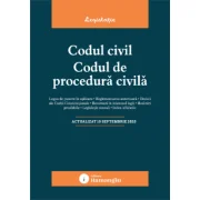 Codul civil. Codul de procedura civila. Actualizat la 10 septembrie 2025