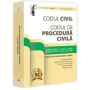 Codul civil si Codul de procedura civila - septembrie 2025. Editie tiparita pe hartie alba - Dan Lupascu