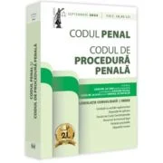 Codul penal si Codul de procedura penala - septembrie 2025. Editie tiparita pe hartie alba - Dan Lupascu