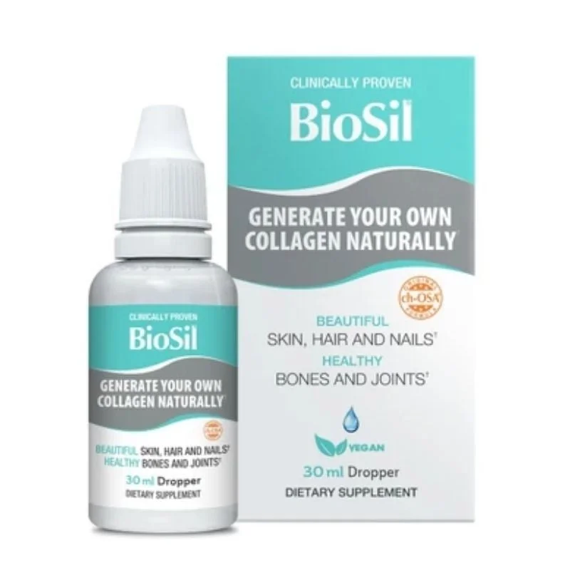 Colagen natural picaturi, 30 ml, Biosil