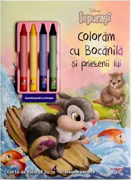 Colorăm cu Bocănilă și prietenii lui - Paperback brosat - Disney - Litera mică