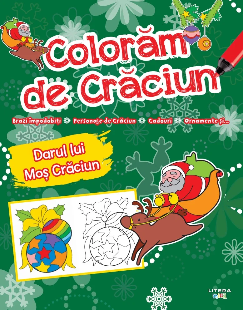 Coloram de Craciun. Darul lui Mos Craciun