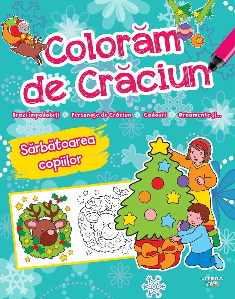 Coloram de Craciun. Sarbatoarea copiilor