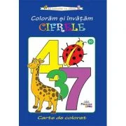 Coloram si invatam cifrele - Colectia Sa coloram cu Nicol