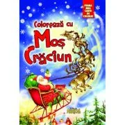 Coloreaza cu Mos Craciun